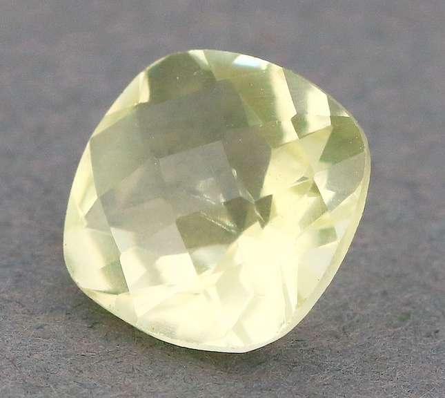 Stunning 3.77ct 10x10mm checker top Citrine