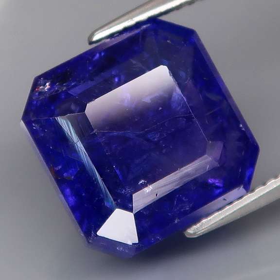 Huge blue violet 12.98ct UNHEATED Tanzanite