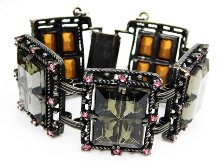 Vintage Midnight Magic Designer Costume Bracelet
