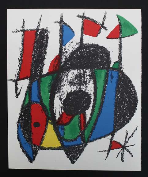 JOAN MIRO ORIGINAL LITHOGRAPH 1975