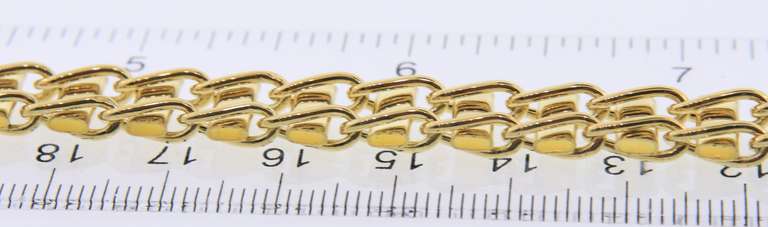 Modern Yellow Gold Ladies Bracelet