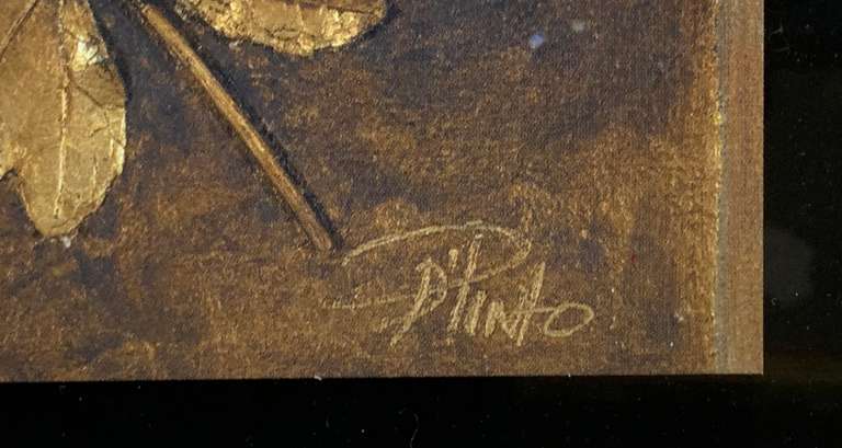 Decorative Art Unique Leaf  Engraving