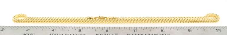 Fabulous 14kt solid gold box chain necklace