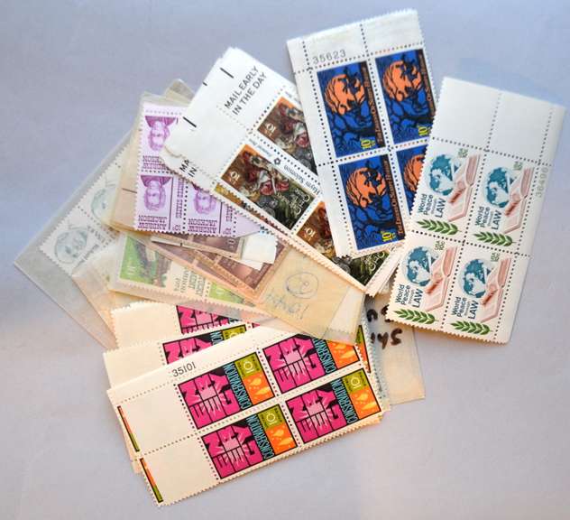 50  10  Cent Mint US Plate Blocks $20 Face Value