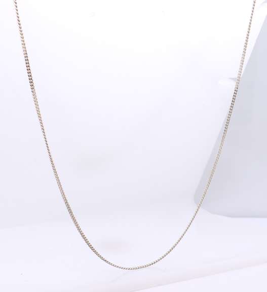 Vintage Sterling Silver Chain Necklace