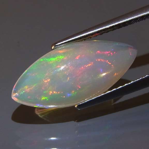 Marquise cut 2.52ct unheated Welo Jelly Opal