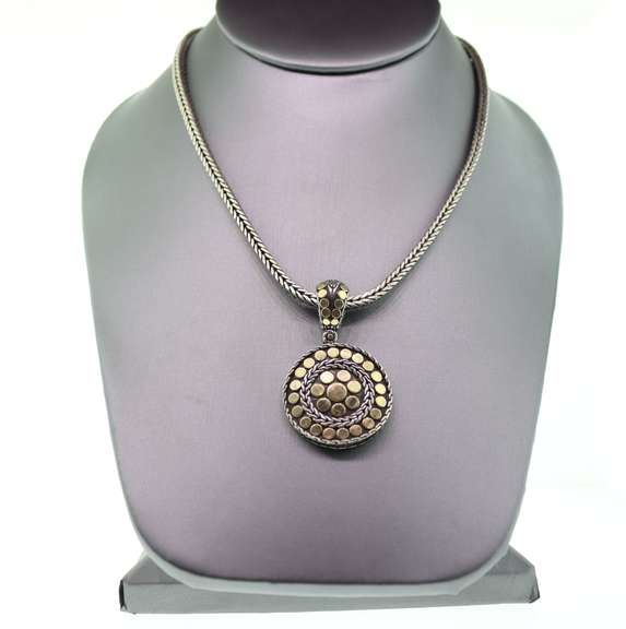 18kt and Sterling John Hardy Jaisalmer Pendant Necklace