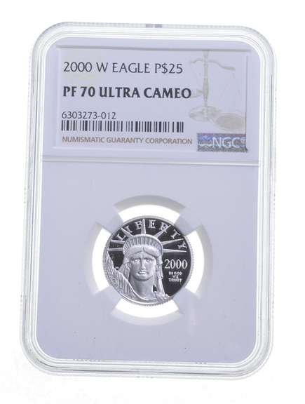 PF70 UCAM 2000-W $25 American Platinum Eagle - Graded NGC
