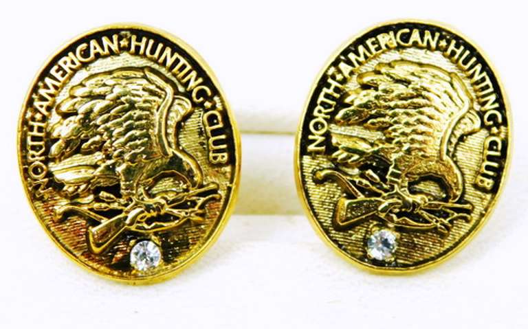 2 N. American Hunting Club Lapel Pins