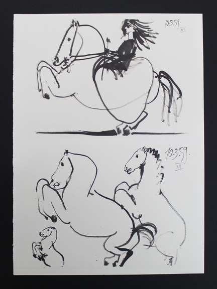 PABLO PICASSO (AFTER) UNTITLED (10.3.59 XIV & XV)