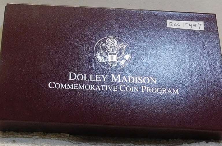 2 Sil Dols: 1999 Dolley Madison PRF & Unc
