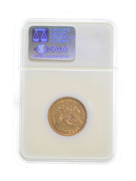 VF35 1856-S $5 Liberty Head Gold Half Eagle - Graded NGC