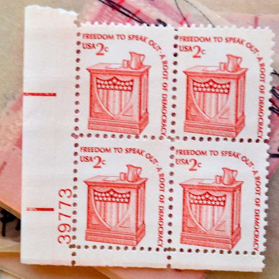 244 2 Cent Mint US Plate Blocks.