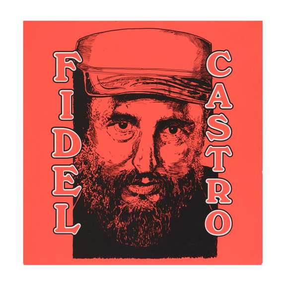 Steve Kaufman (1960-2010) "Fidel Castro" Limited Edition Silkscreen on Canvas, Numbered 36/50 and Hand Signed Inverso with Letter of Authenticity.