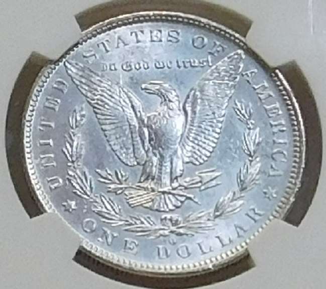 1883-O Morgan Dol NGC  Unc Clnd