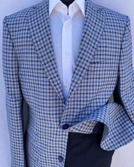Fine quality Wool and Silk Comfort Fit Sport Coat