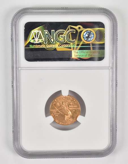MS62 1926 $2.50 Indian Head Gold Quarter Eagle - Graded NGC