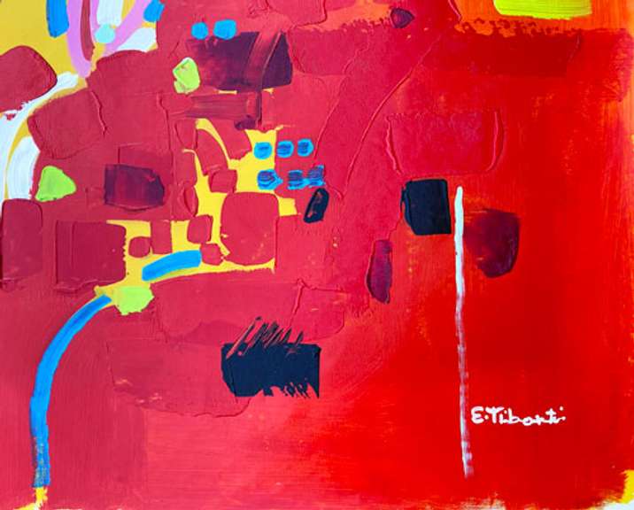 ONE OF A KIND ABSTRACT PAINTING ON CANVAS