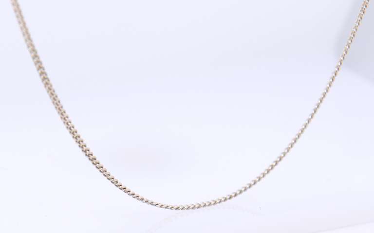 Vintage Sterling Silver Chain Necklace