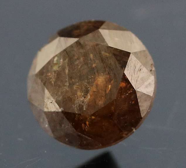 Eye catching .82ct smooth cut chocolate Diamond solitaire