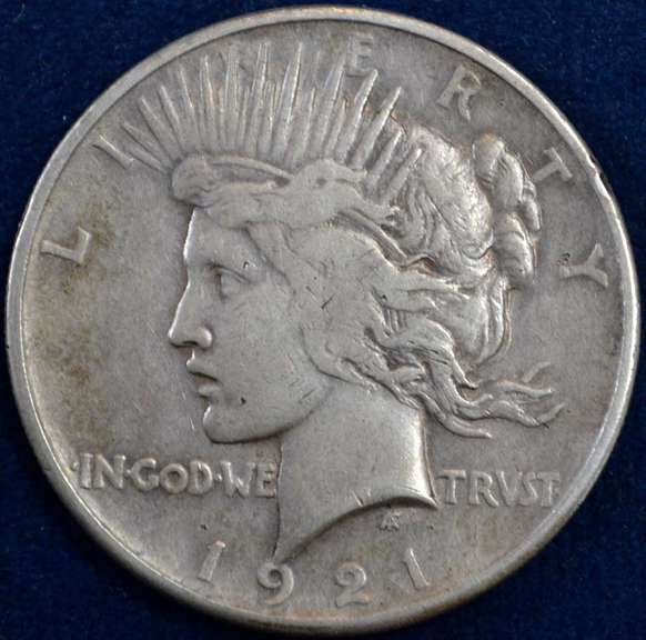 1921 Peace Dollar Circulated