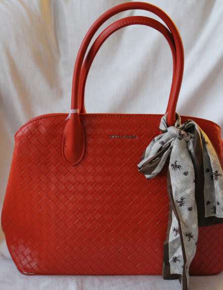 Sexy Red Color Designer Bag By David Jones-Paris