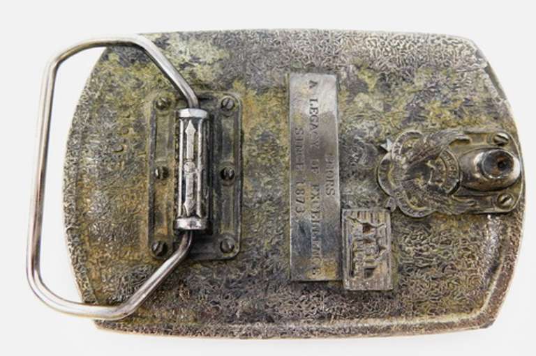 Vintage Coors Light Silver Bullet Belt Buckle