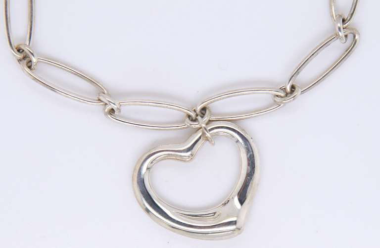 Tiffany & Co Heart Charm Dangle Bracelet