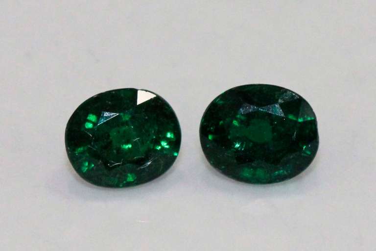 Compelling Natural Tsavorite Pair - 1.74 cts.