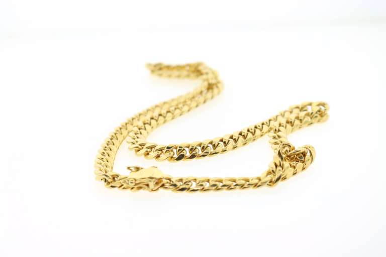 Posh 10kt Yellow Gold Curb Chain Necklace