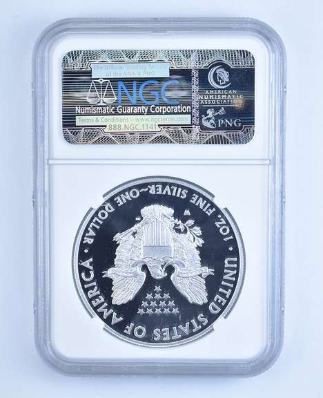 PF70 UCAM 2014-W American Silver Eagle - Graded NGC