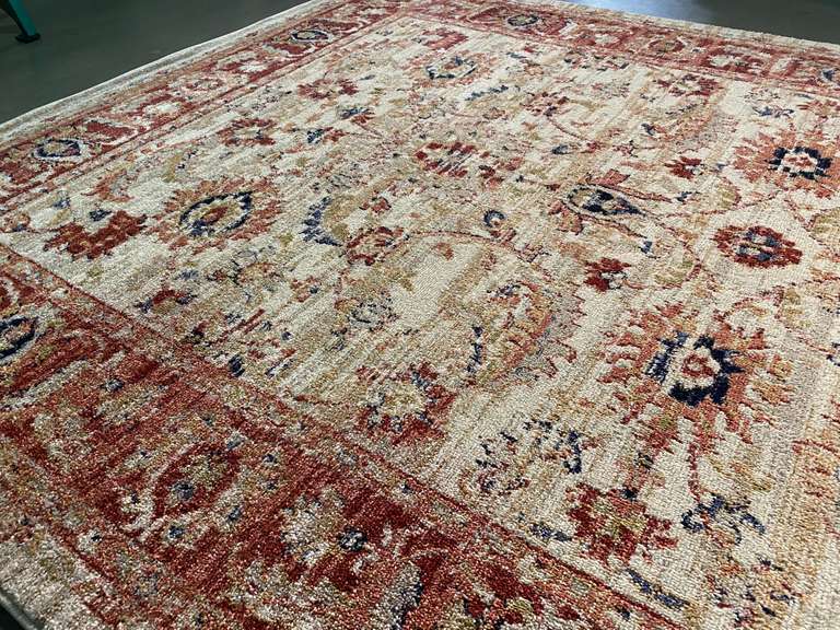 LOVELY VINTAGE REPRO DESIGN RUG 6x9