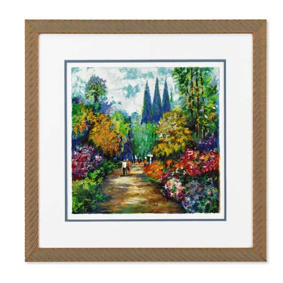 Dimitri Polak (1922-2008), "Spring Road" Framed Limited Edition Serigraph, Numbered 106/490 and Hand Signed with Letter of Authenticity.