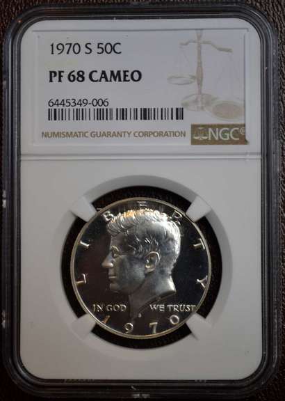 1970-S 50C NGC PF68 Cameo