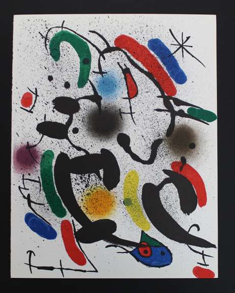 JOAN MIRO ORIGINAL LITHOGRAPH 1975