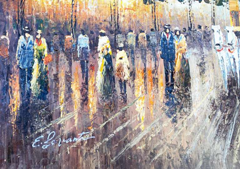 BEAUTIFUL HAND PAINTED OIL PAINTING ON CANVAS