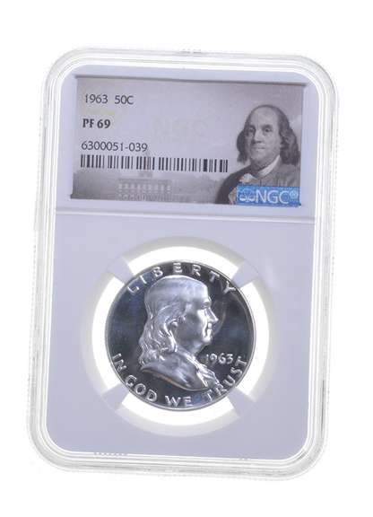 PF69 1963 Franklin Half Dollar - Graded NGC