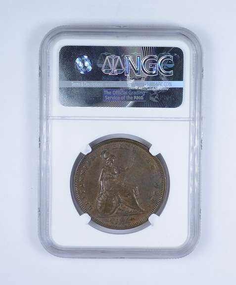 AU55 BN 1831 Great Britain Penny - Graded NGC