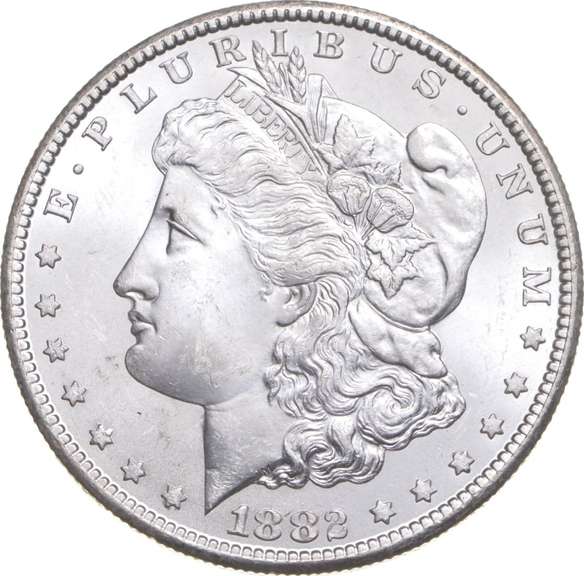 1882-CC Morgan Silver Dollar
