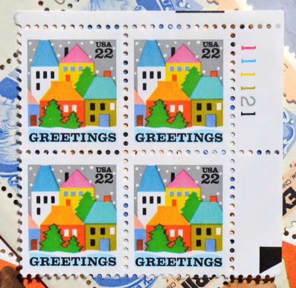 3 24 Cent and 19 22 Cent Mint US Plate Blocks