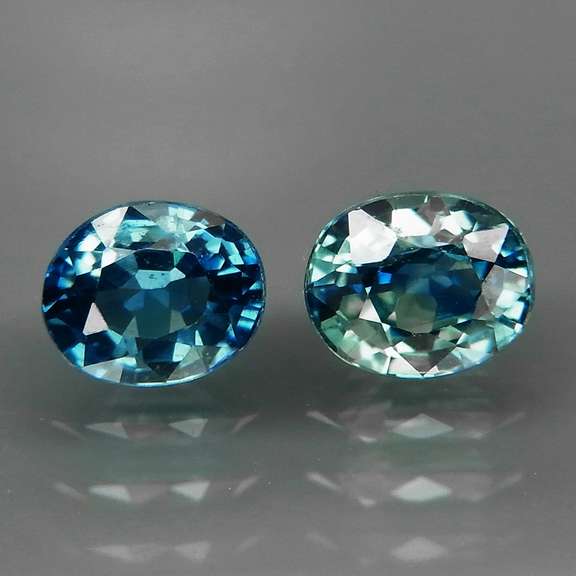 Heated only 1.13ct VS blue Sapphire set