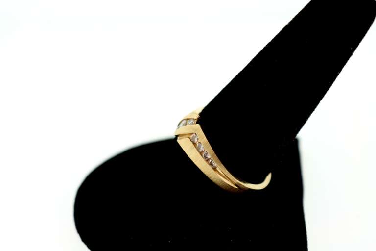 Classic 14kt Diamond Men's Band