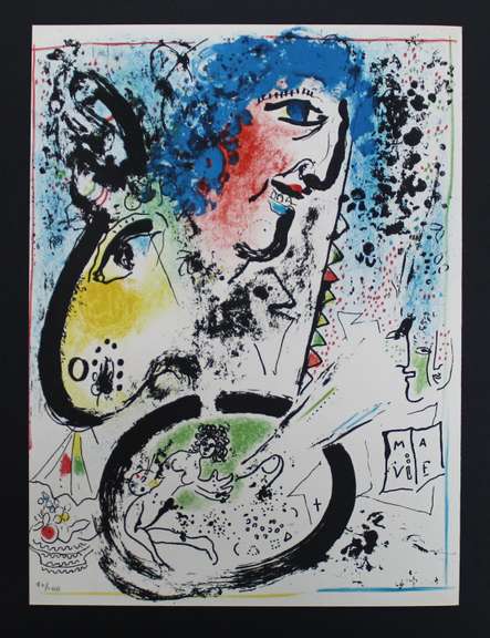 MARC CHAGALL SELF-PORTRAIT 1960
