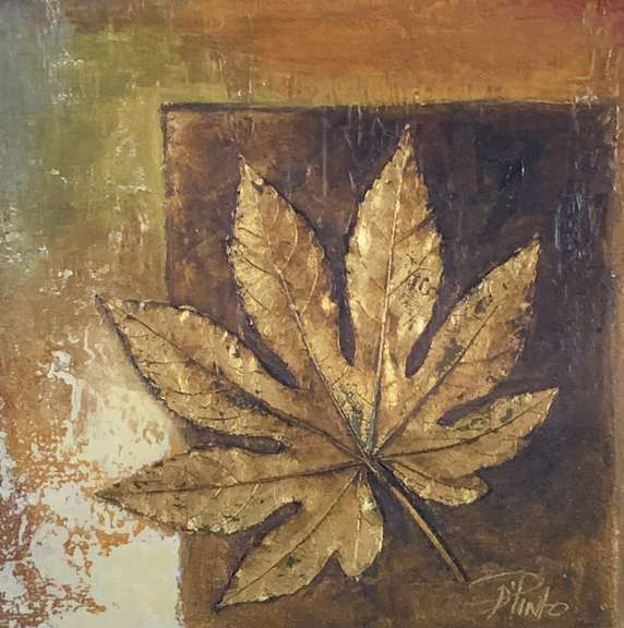 Decorative Art Unique Leaf  Engraving