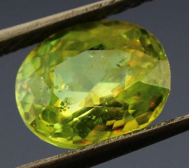 Glittering 1.14ct rainbow flashing Sphene