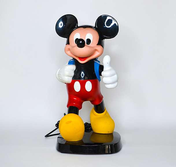 Collectible Vintage Mickey Mouse With Backpack Landline Phone by the Walt Disney Co., Working Condition