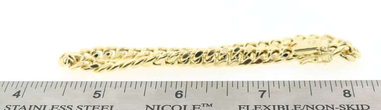 Lush 10kt Yellow Gold Curb Chain Bracelet