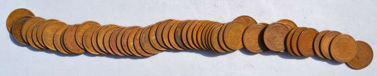 1920 1923 &1925 Lincoln Cent Rolls.
