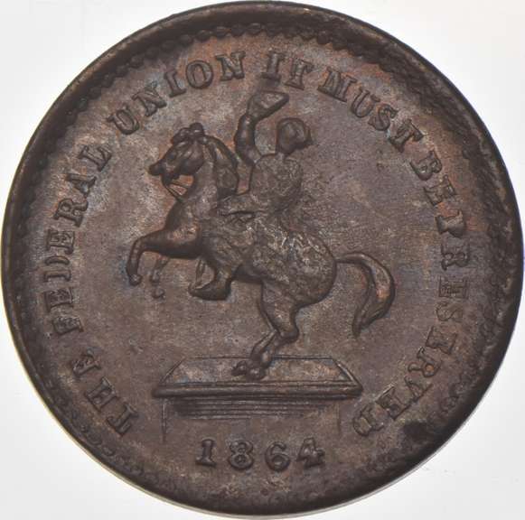 1864 Federal Union Civil War Token