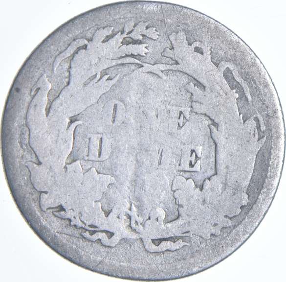 1875 Seated Liberty Dime - Counter Stamped